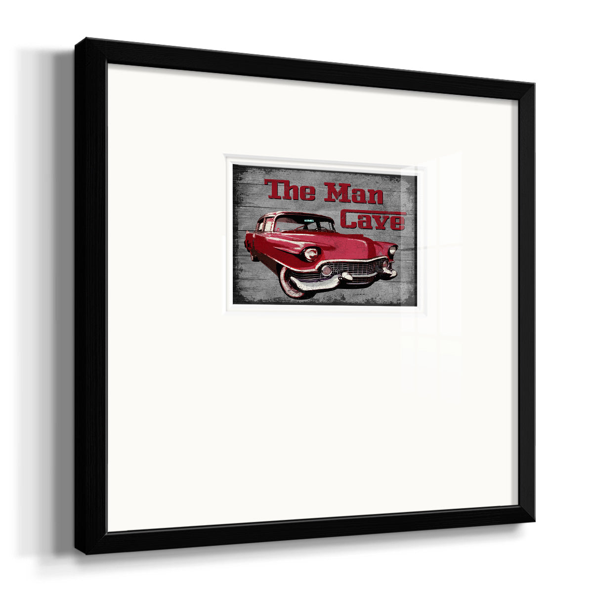 The Man Cave Premium Framed Print Double Matboard