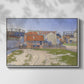 Gasometers at Clichy, 1886 - Floater Framed Canvas Print