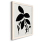 Silhouette Garden II - Premium Canvas Framed in Barnwood - Ready to Hang