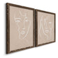 Curly Face I - Premium Framed Canvas 2 Piece Set - Ready to Hang