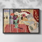 Woman with Anemones (Femme et anémones), c. 1920-1921 - Floater Framed Canvas Print
