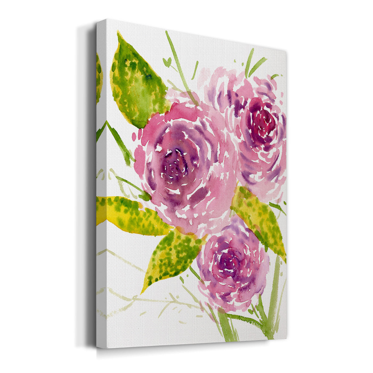 Bouquet Rose I - Canvas Art Print