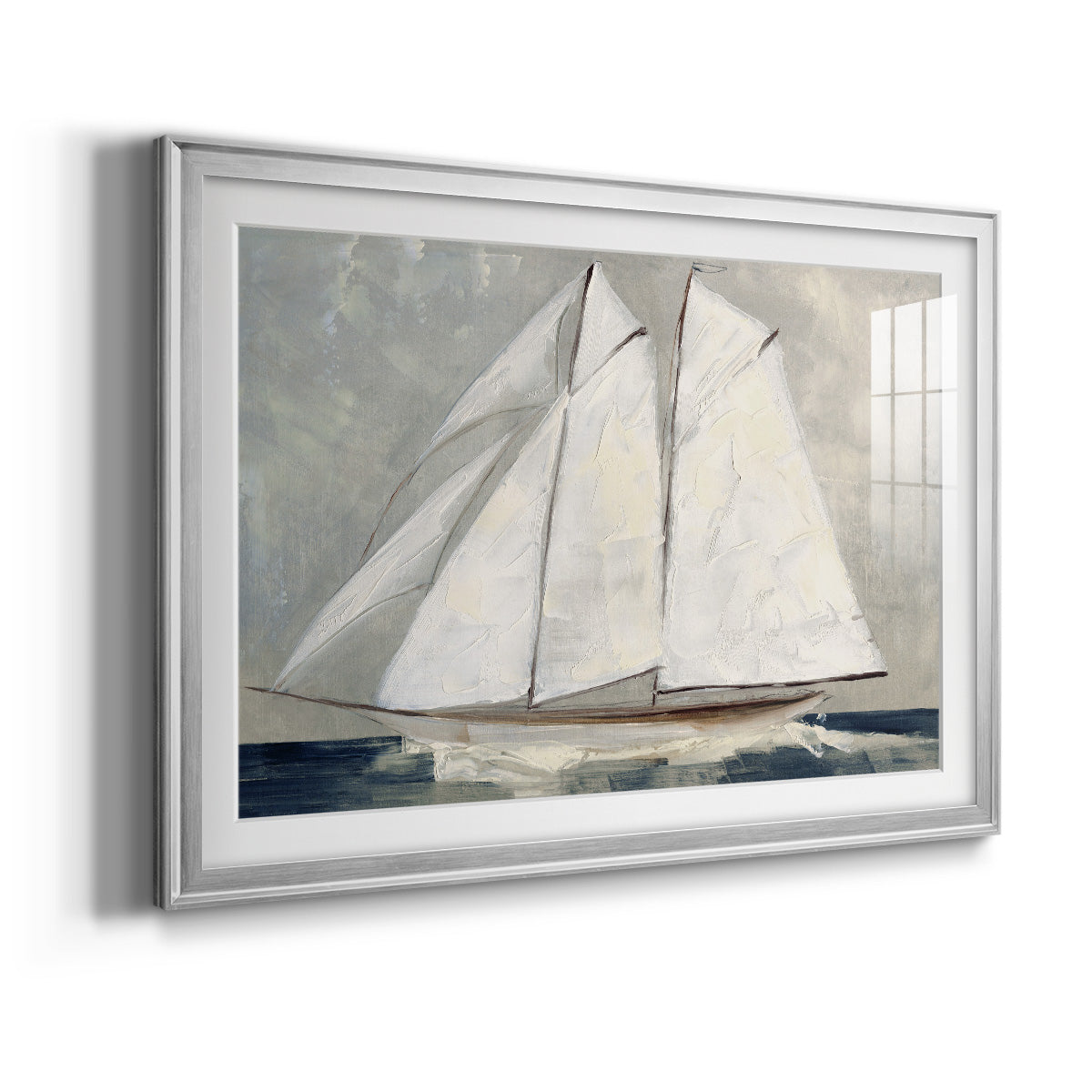 Setting Sail - Modern Framed Art Print