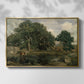 Forest of Fontainebleau, 1846 - Floater Framed Canvas Print