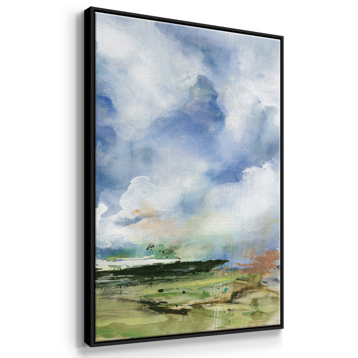 Spring Air II - Framed Premium Gallery Wrapped Canvas L Frame - Ready to Hang