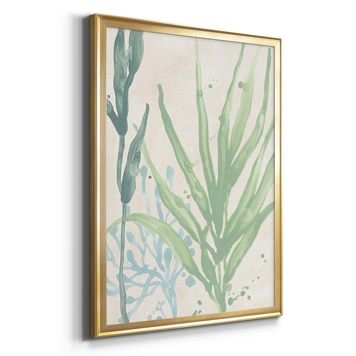 Swaying Seagrass I - Modern Framed Canvas Print