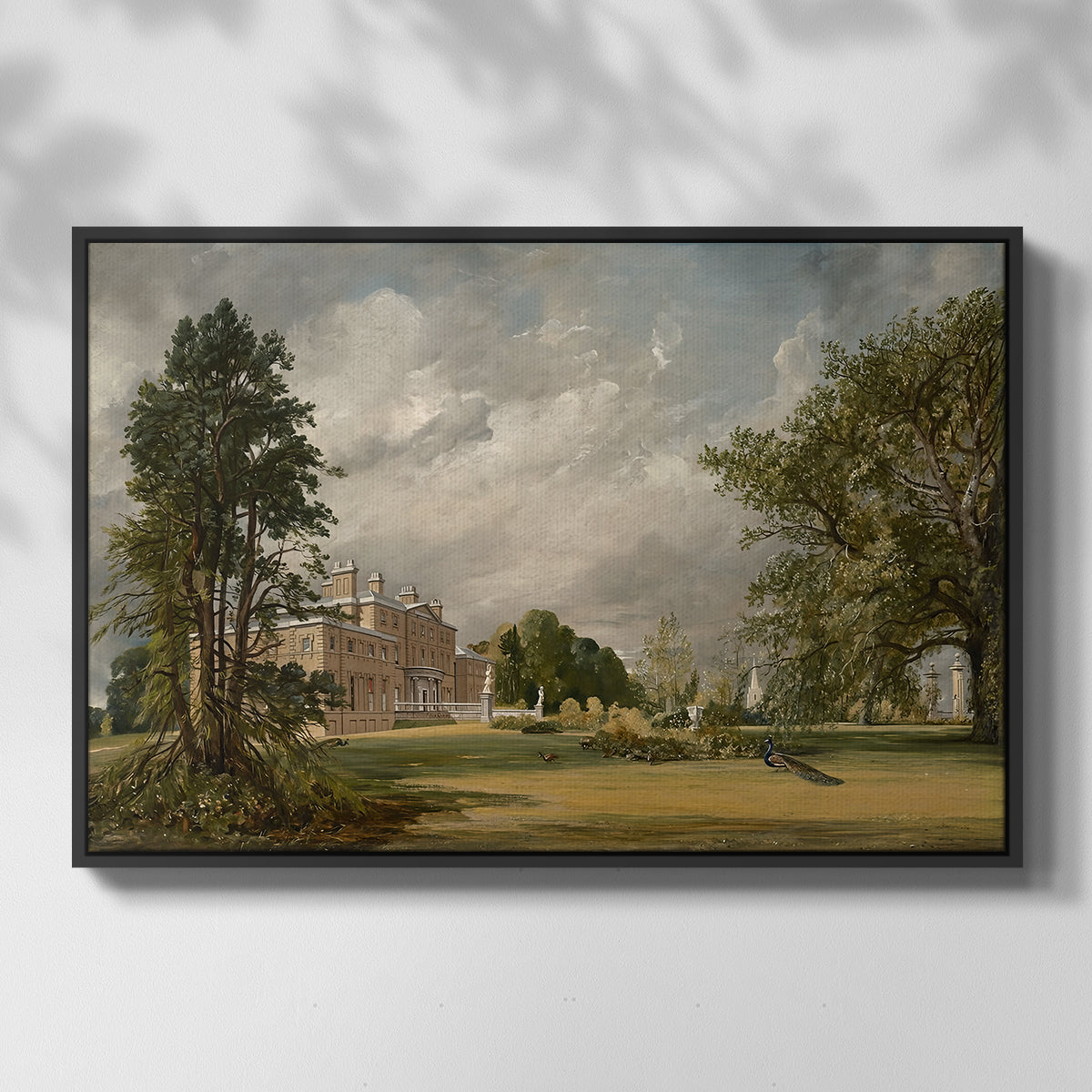 Malvern Hall, 1821 - Floater Framed Canvas Print