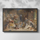 Highland Hospitality, 1832 - Floater Framed Canvas Print