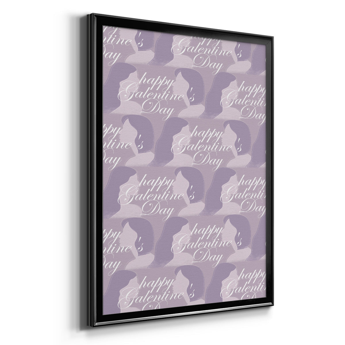 Happy Galentine's Day Collection E - Modern Framed Canvas Print