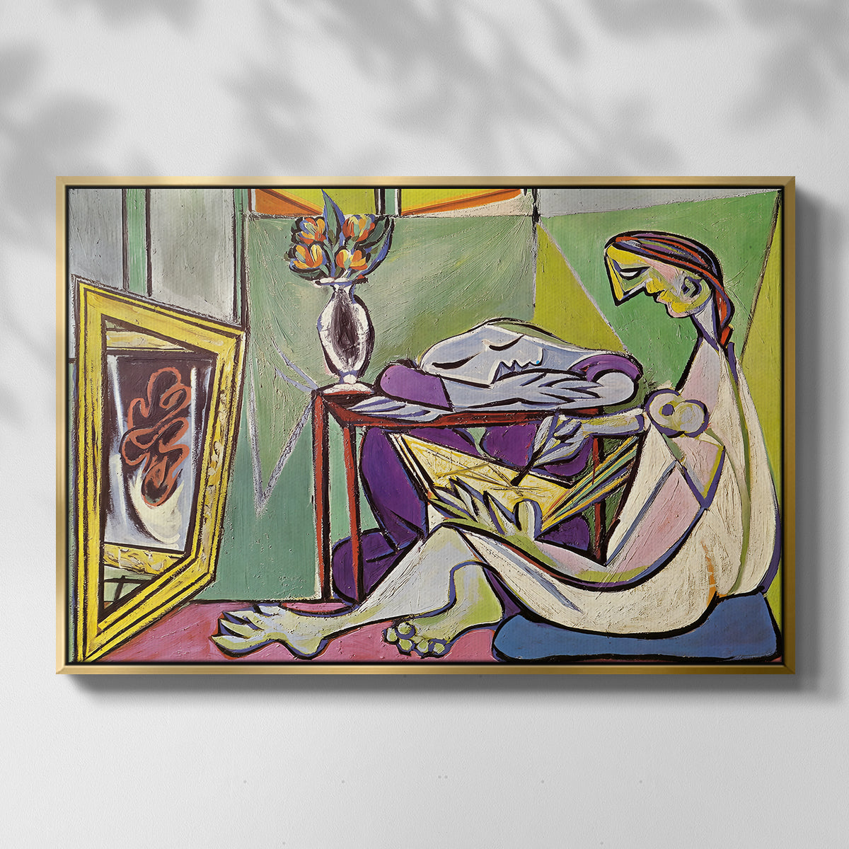 The Muse, 1935 - Floater Framed Canvas Print