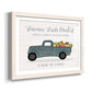 Fresh Sunflowers Truck - Barnwood Framed Art Print