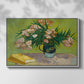 Vase with Oleanders and Books, 1888 - Floater Framed Canvas Print