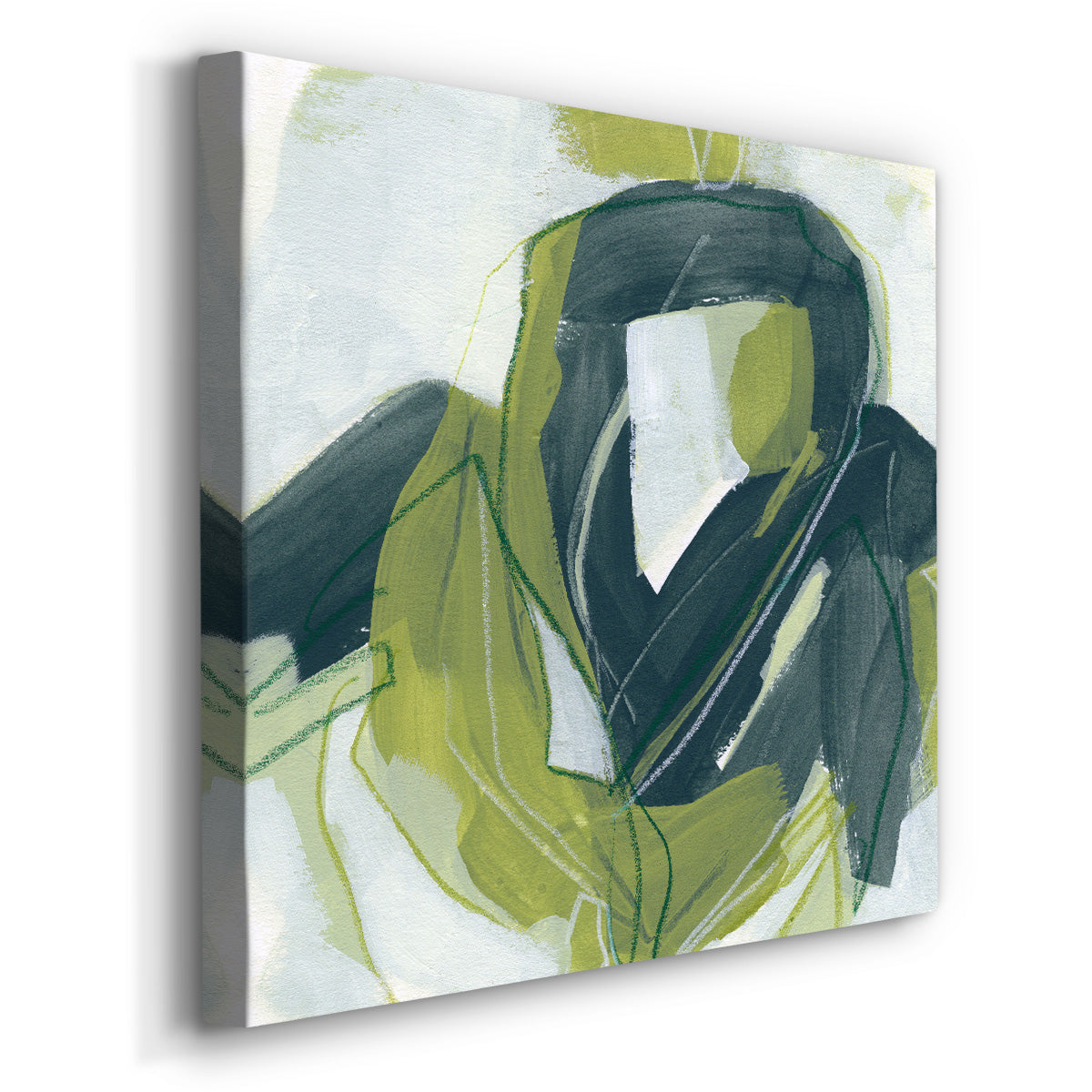 Verdigris Motion III - Canvas Art Print