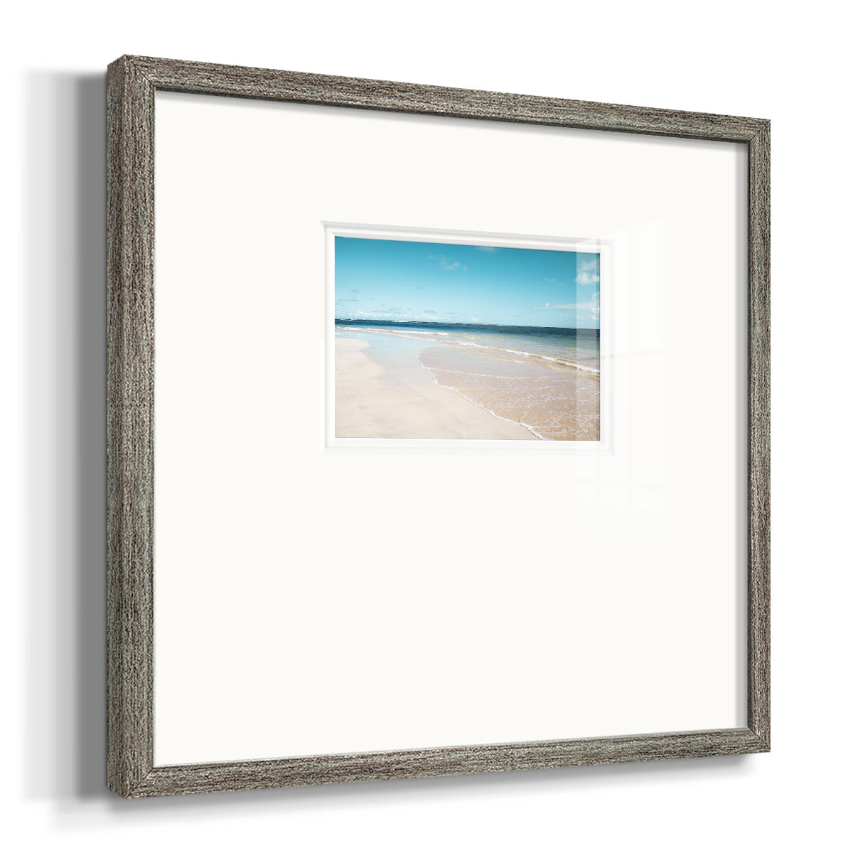 Sugar Sand Beach Premium Framed Print Double Matboard