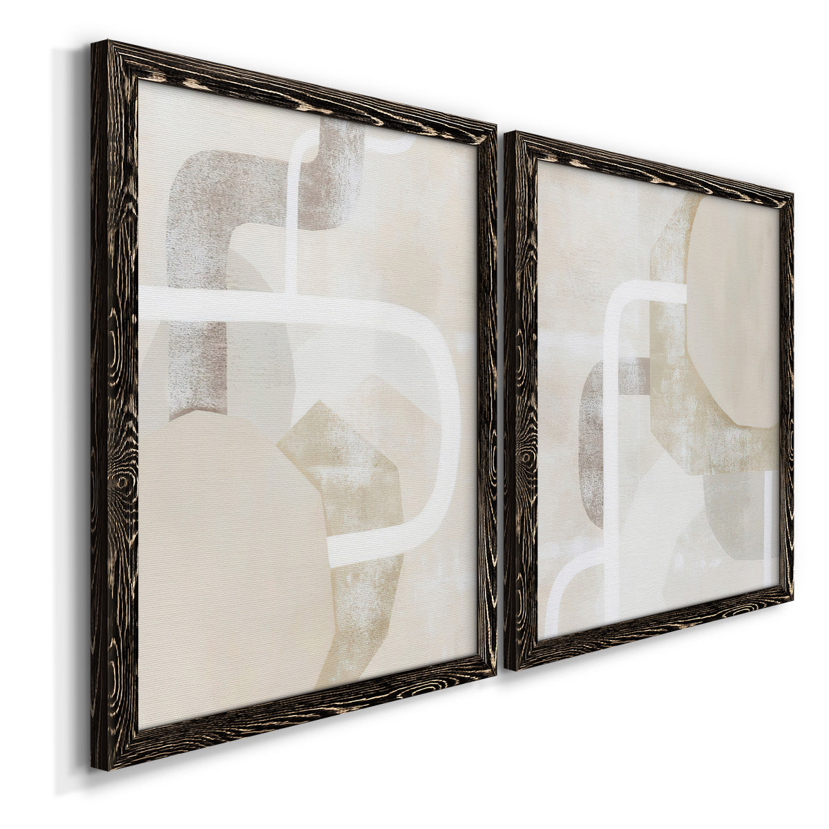 Quiet Affection I - Premium Framed Canvas 2 Piece Set - Ready to Hang