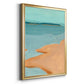 Out on the Sandbar III - Modern Framed Canvas Print