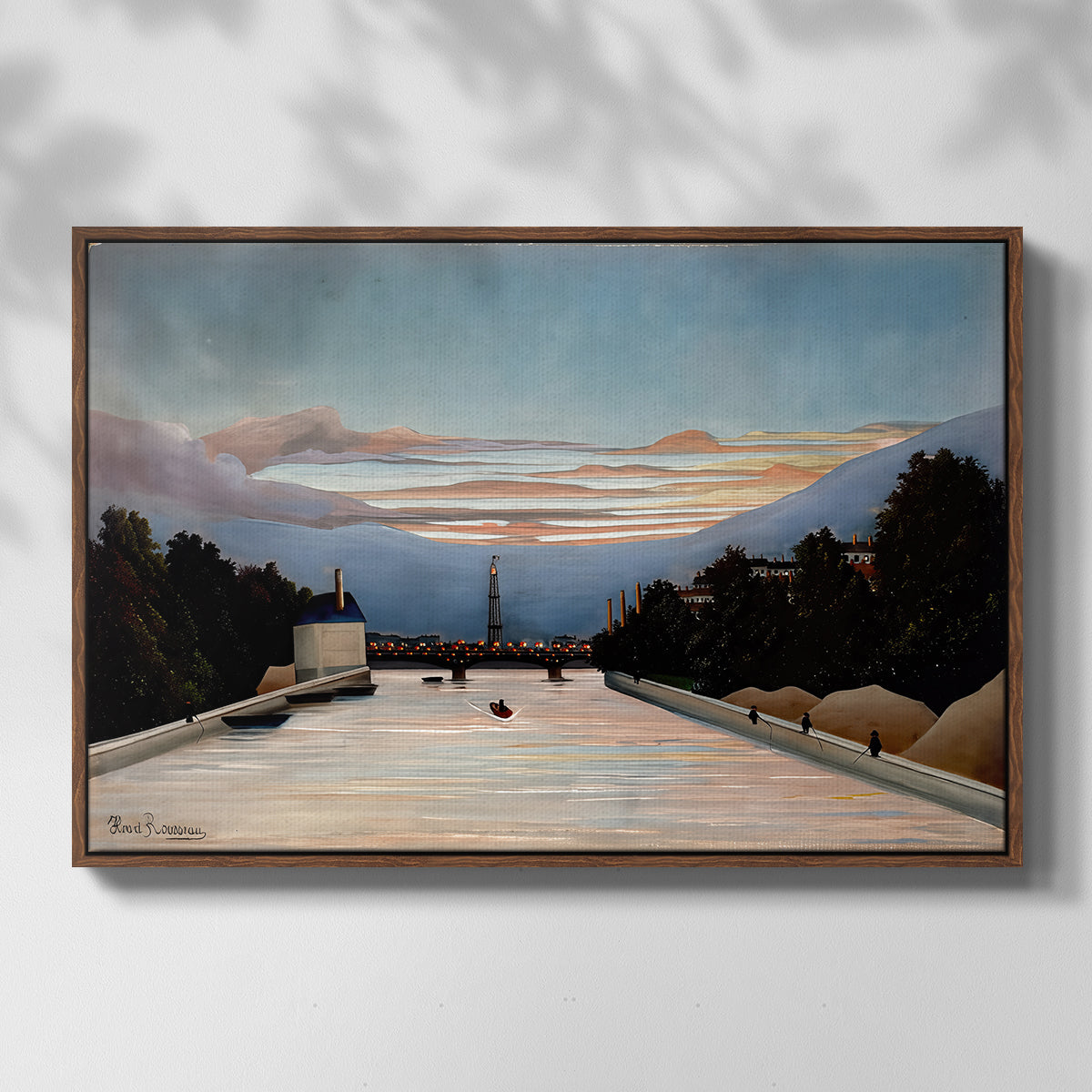 The Eiffel Tower, c. 1898 - Floater Framed Canvas Print