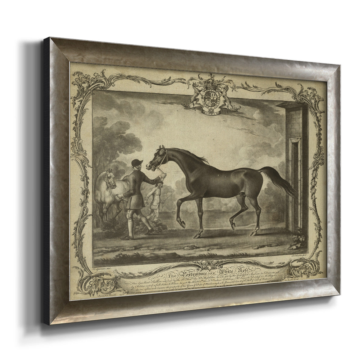 Distinguished Horses IV Premium Framed Canvas- Ready to Hang