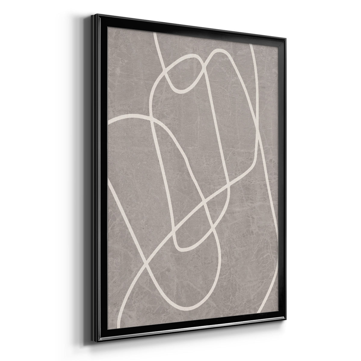 Fissures II - Modern Framed Canvas Print
