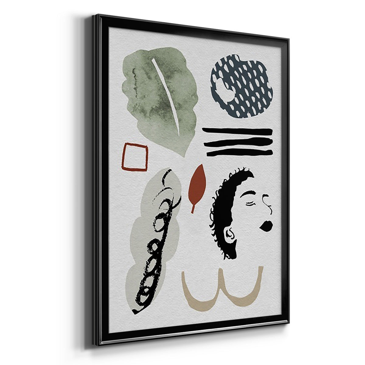 Collected Mindfulness III - Modern Framed Canvas Print