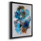 Misty Blue II - Modern Framed Canvas Print