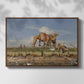 On the Banks of the Nile, Upper Egypt, 1876 - Floater Framed Canvas Print