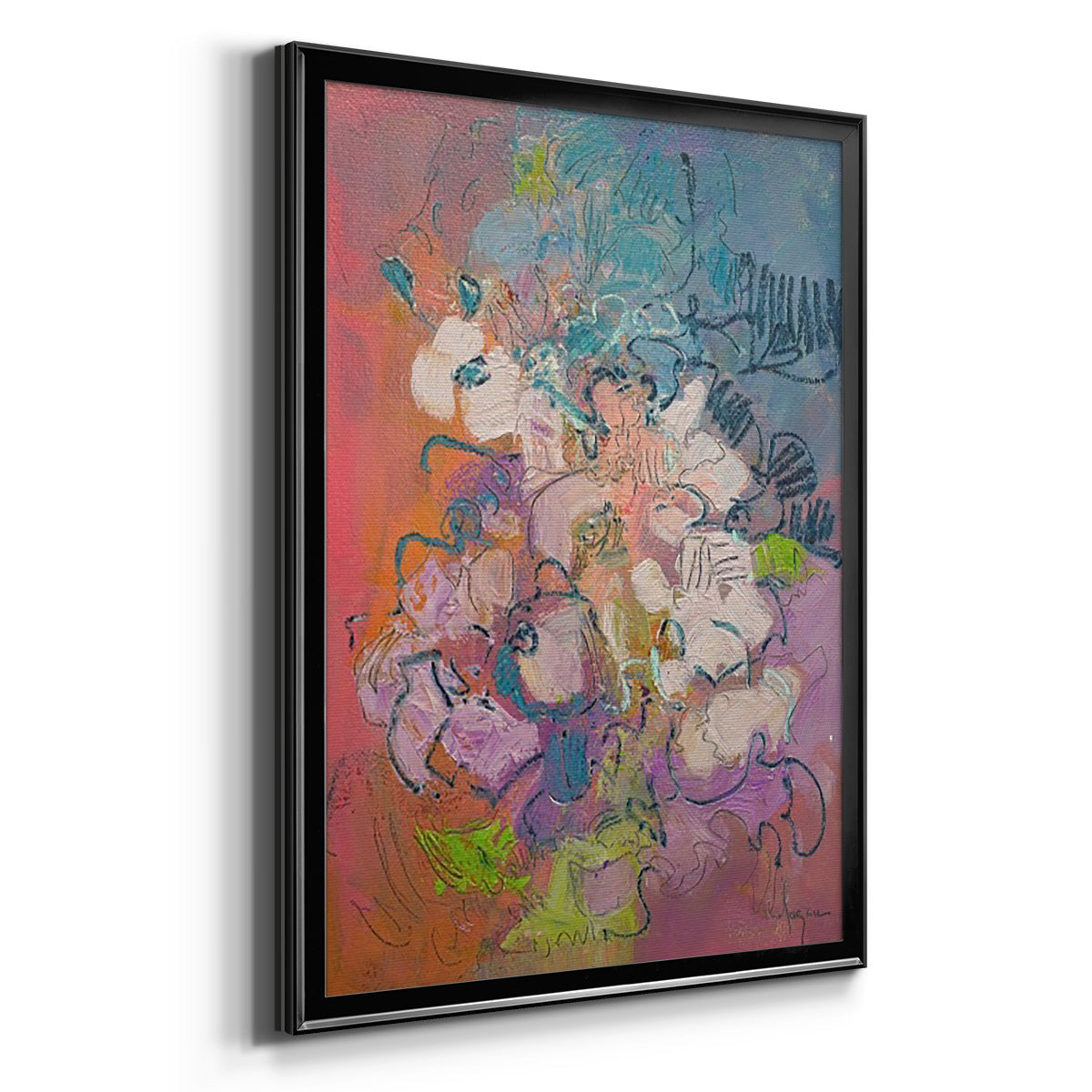 Archipelago - Modern Framed Canvas Print
