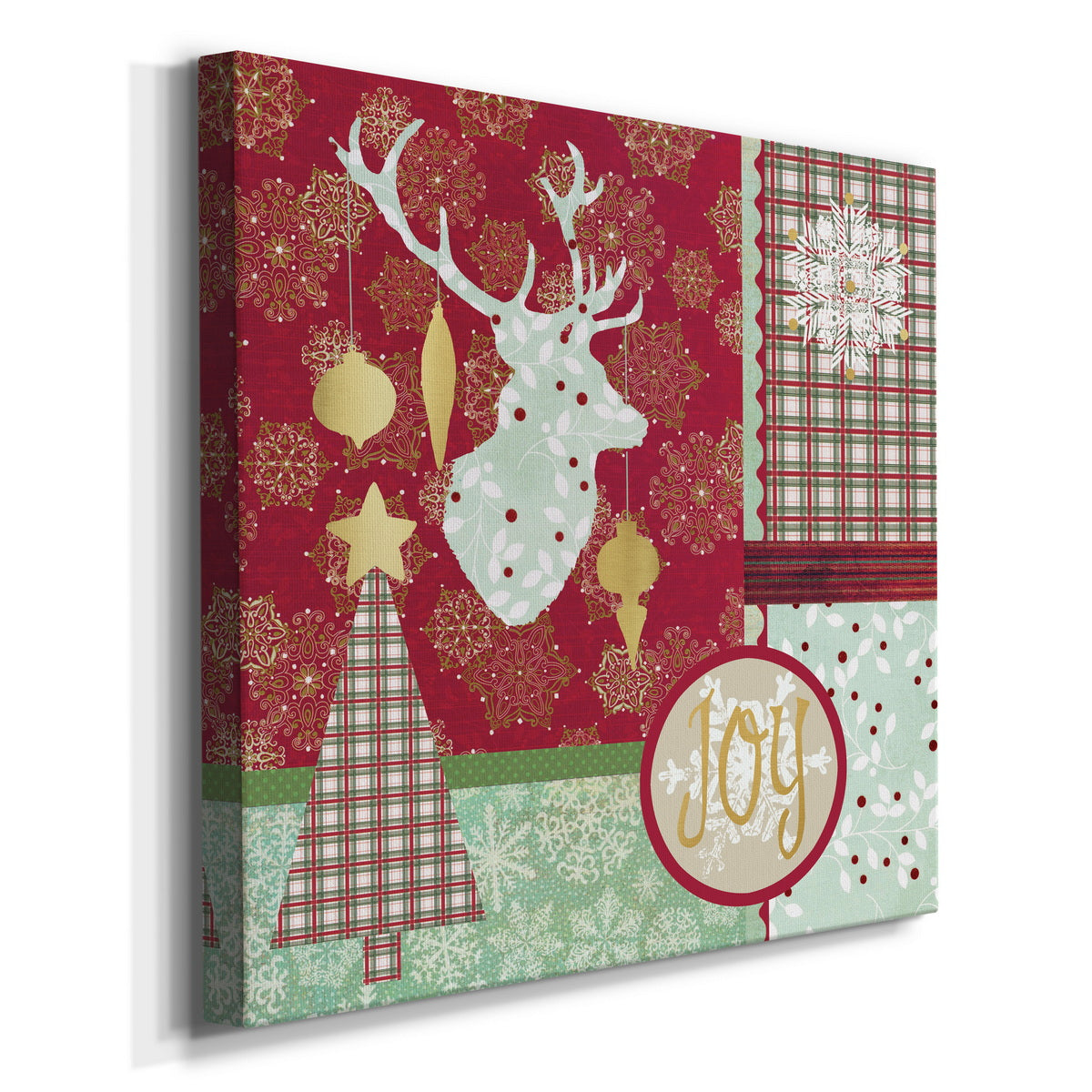 Christmas Pattern-Premium Gallery Wrapped Canvas - Ready to Hang