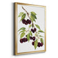 Watercolor Cherries - Modern Framed Canvas Print