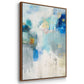 Celeste Motion I - Framed Premium Gallery Wrapped Canvas L Frame - Ready to Hang