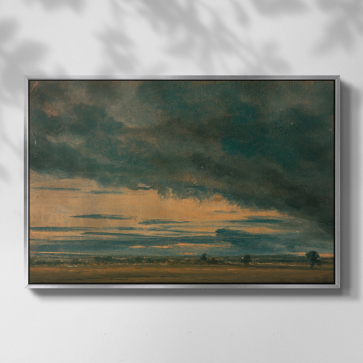 Cloud Study, c. 1821 - Floater Framed Canvas Print