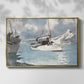 Fishing Boats, Key West, 1903 - Floater Framed Canvas Print