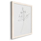 Botanical Gesture V - Premium Canvas Framed in Barnwood - Ready to Hang