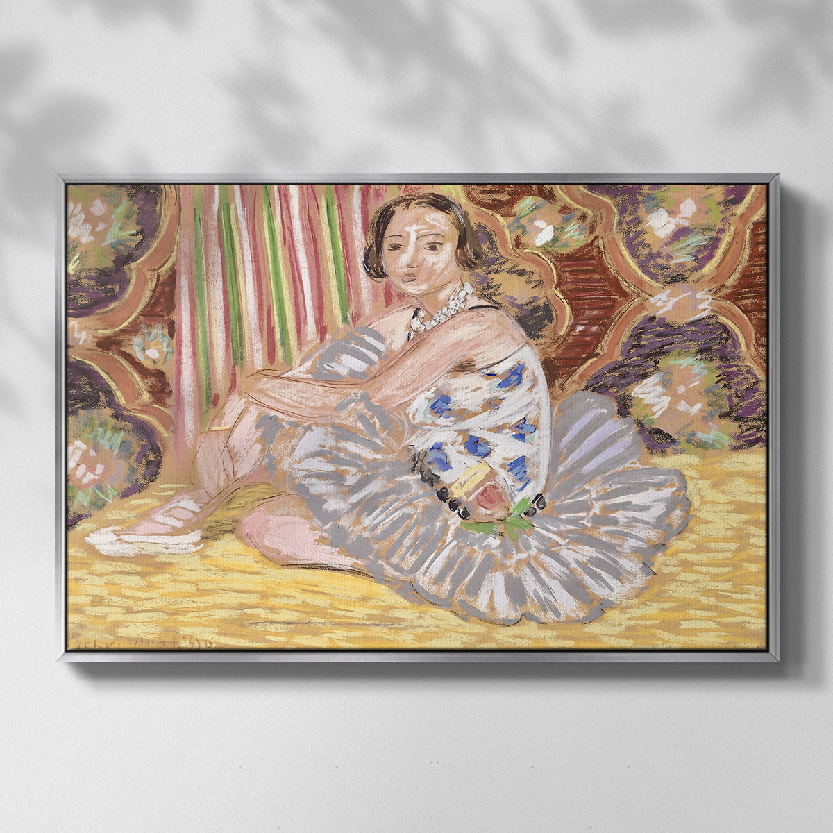 The Dancer (La danseuse), c. 1927 - Floater Framed Canvas Print