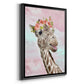 Floral Fun I - Modern Framed Canvas Print