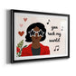 Darling Valentine Collection A - Modern Framed Art Print