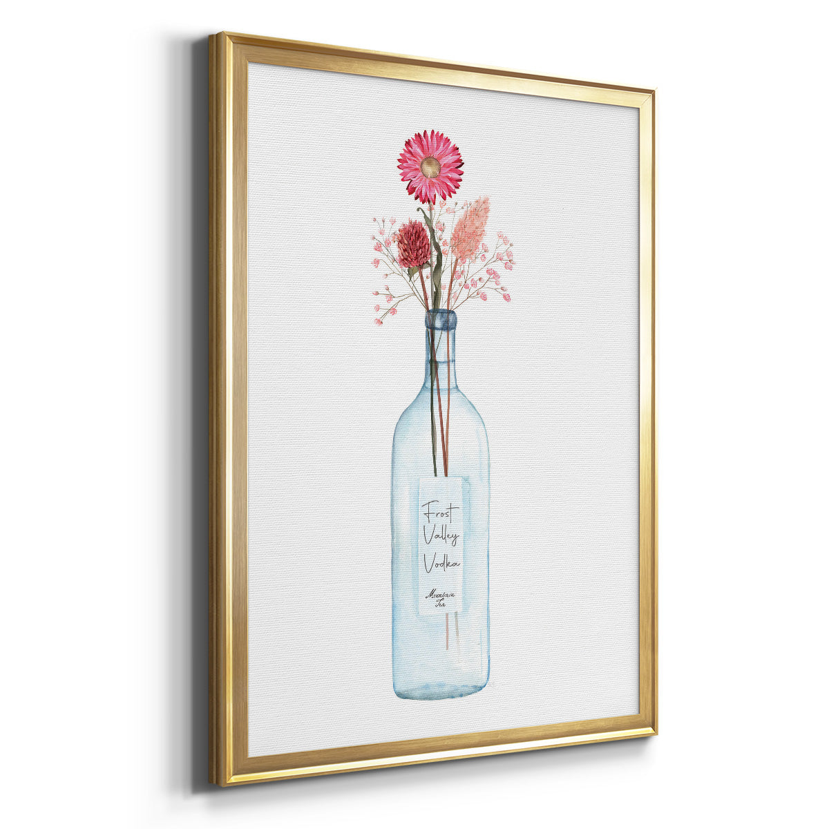 Frost Valley Vodka - Modern Framed Canvas Print