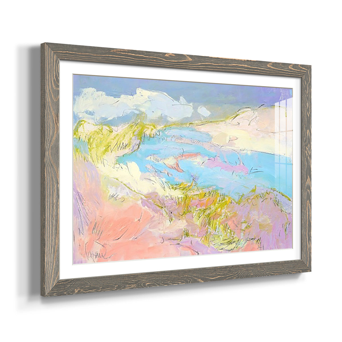 Got a Hold on Me - Barnwood Framed Art Print