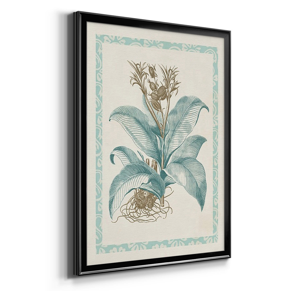 Willow Blue Besler III - Modern Framed Canvas Print