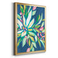 Blue Tropics I - Modern Framed Canvas Print