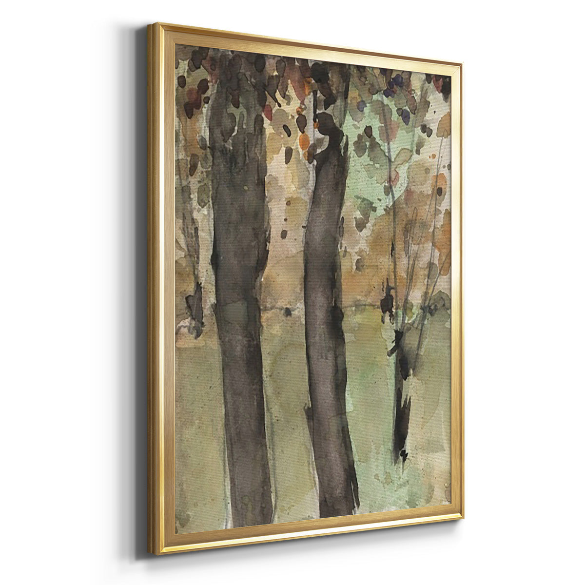 Under the Tree Confetti I - Modern Framed Canvas Print