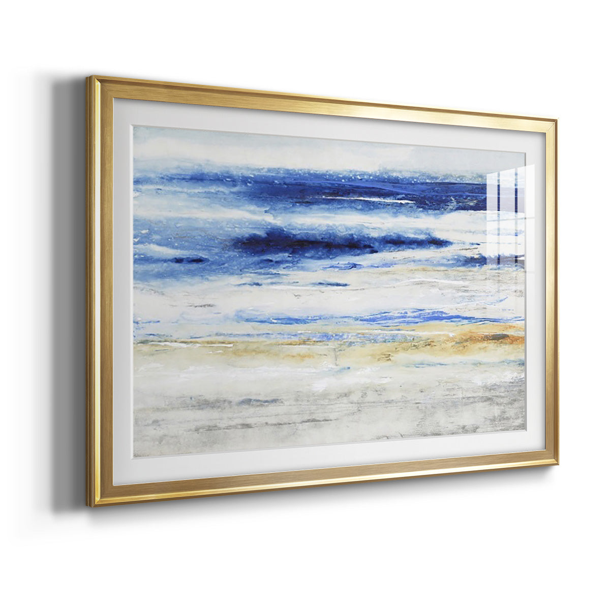 Choppy Seas I - Modern Framed Art Print