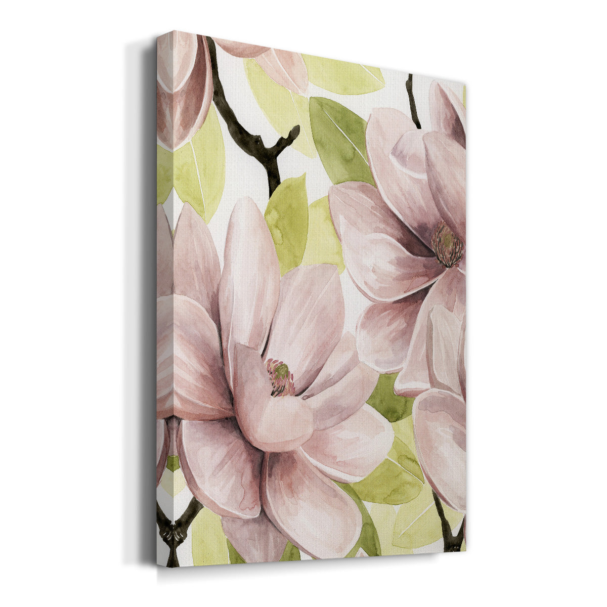 Blush Magnolia I Premium Gallery Wrapped Canvas - Ready to Hang