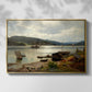 By the Water, 1876 - Floater Framed Canvas Print