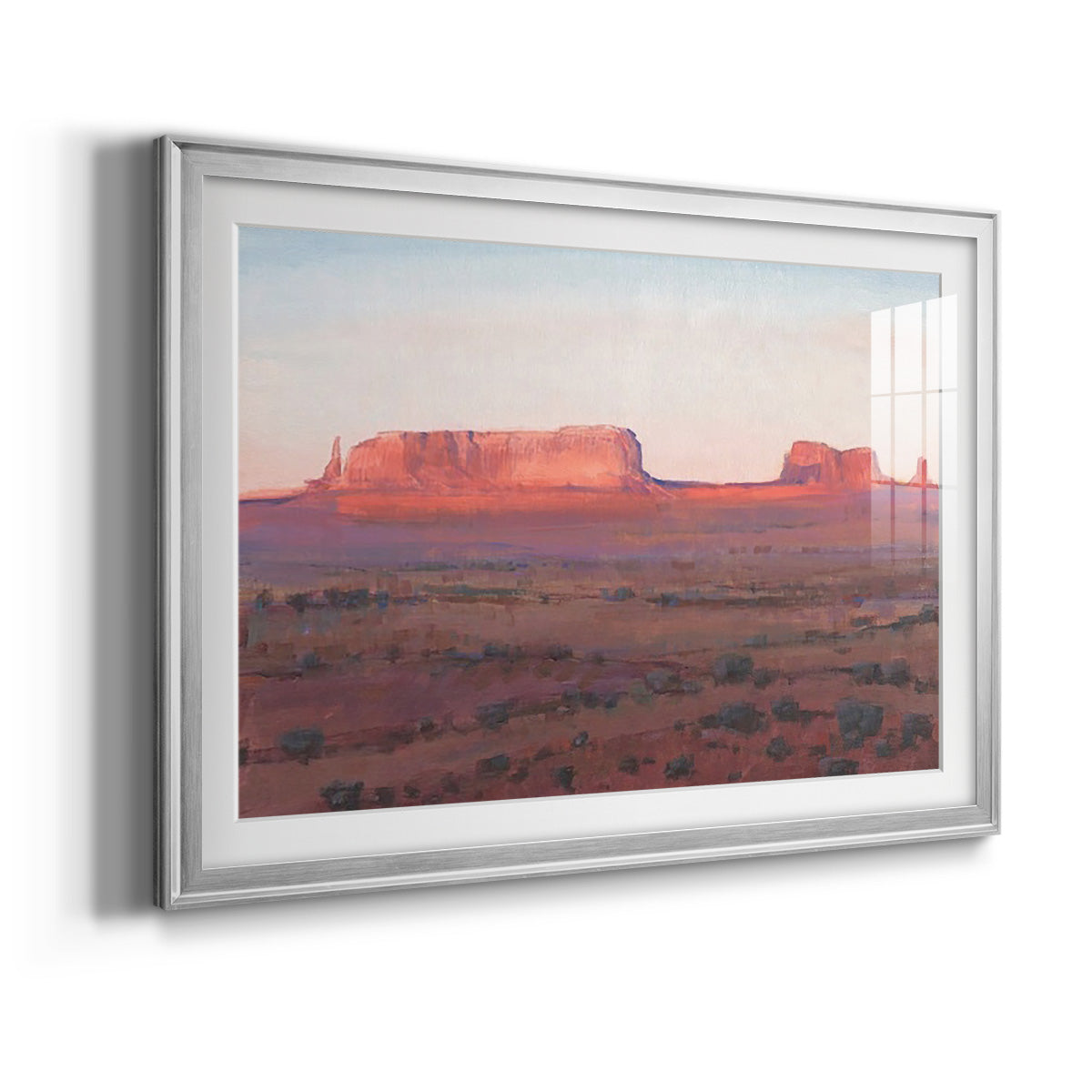 Red Rocks at Dusk I - Modern Framed Art Print