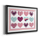Sweet Valentine Collection A - Modern Framed Art Print