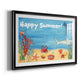 Cute Sea Creatures I - Modern Framed Art Print