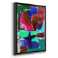 Brights Strokes III - Modern Framed Canvas Print