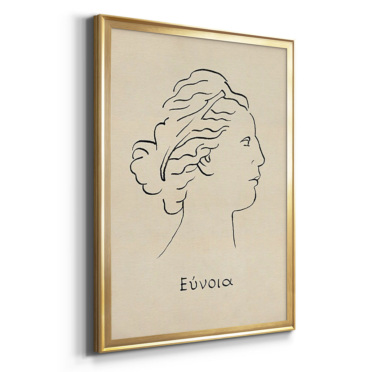 Greek Blessing I - Modern Framed Canvas Print