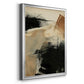 Baked Paintstrokes III - Modern Framed Canvas Print
